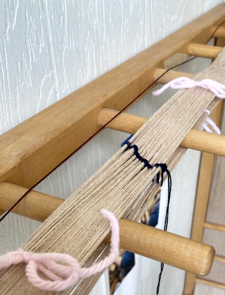 Warping board detail
