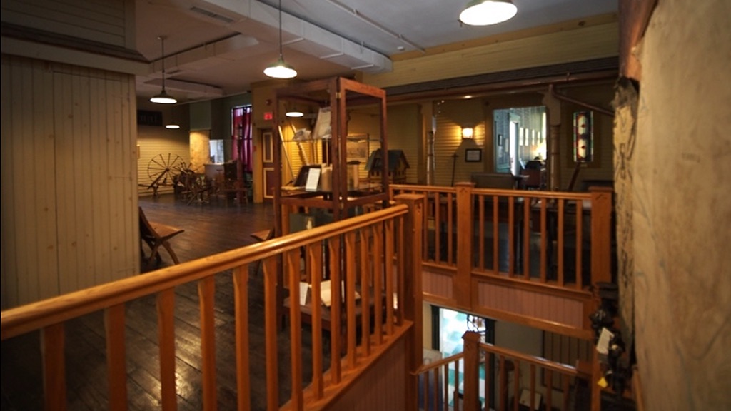 A view of the Museum's Thread Mill Square Exhibit