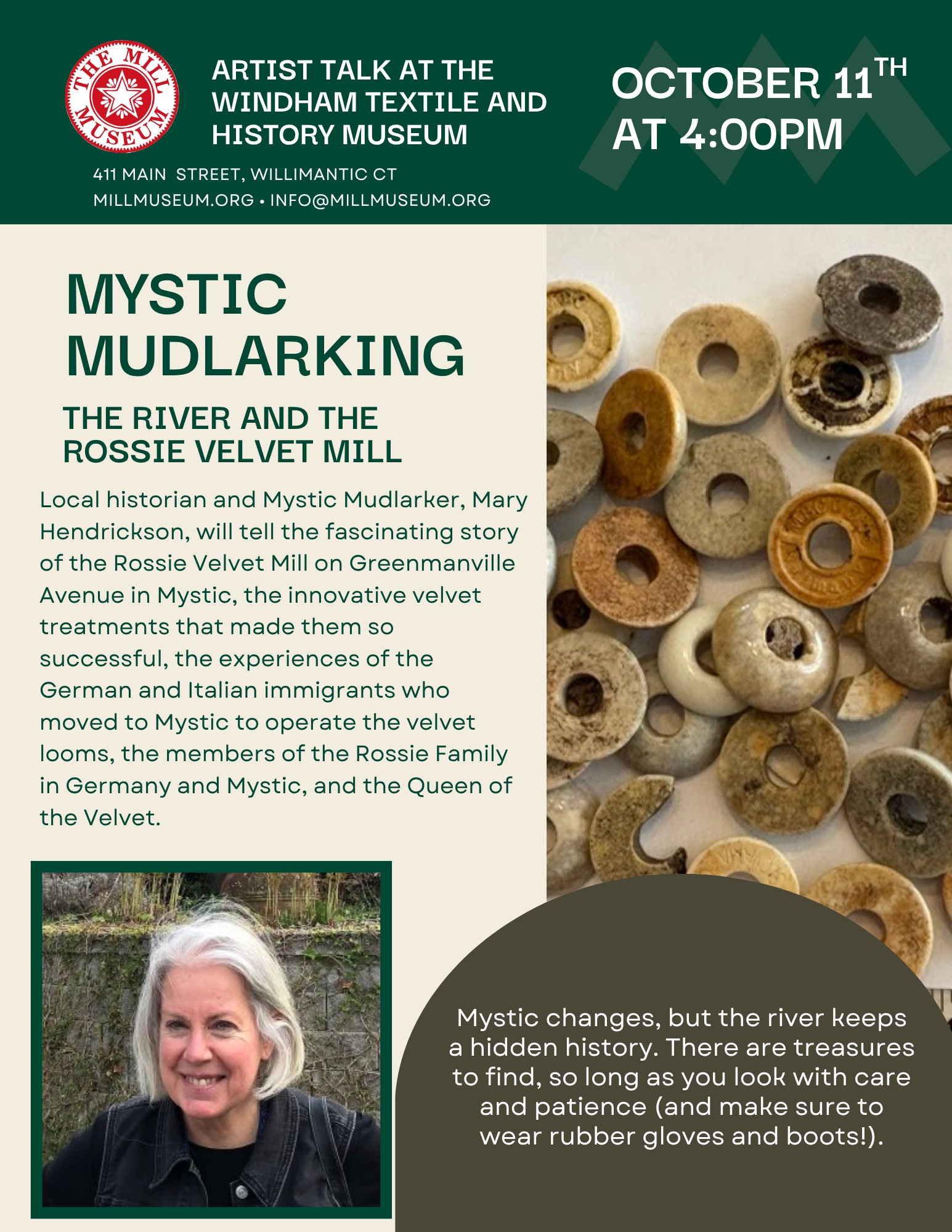 Rossie Velvet Mills Fl yer